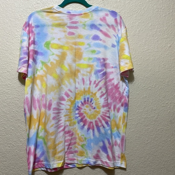 Disney Pride Women's Tie Dye Stitch Tee Shirt. Excellent Condition. Size L. - Picture 5 of 8